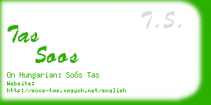 tas soos business card